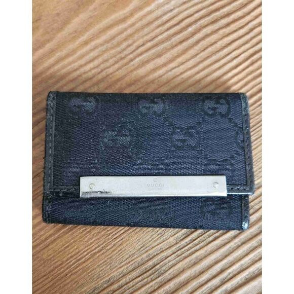 Gucci GG Pattern Canvas Key Holder - Picture 1 of 10